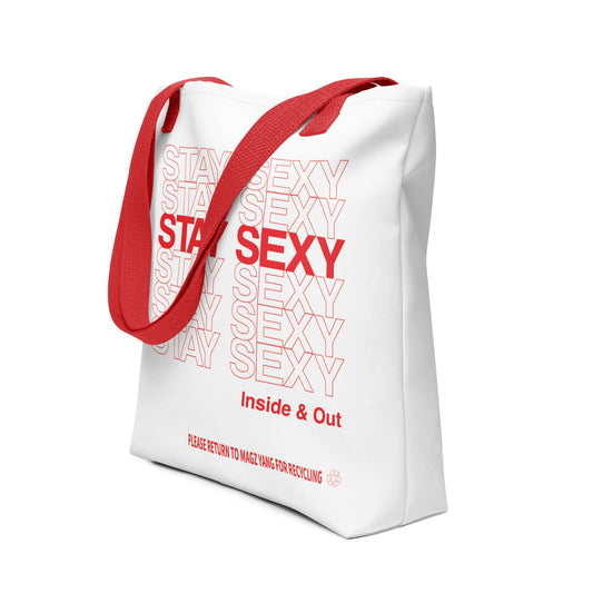 STAY SEXY Tote bag